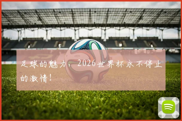 足球的魅力，2026世界杯永不停止的激情！